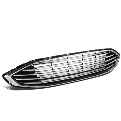 nan GRILLE - 17-18 FORD FUSION - OE STYLE - BLACK W/ CHROME TRIM