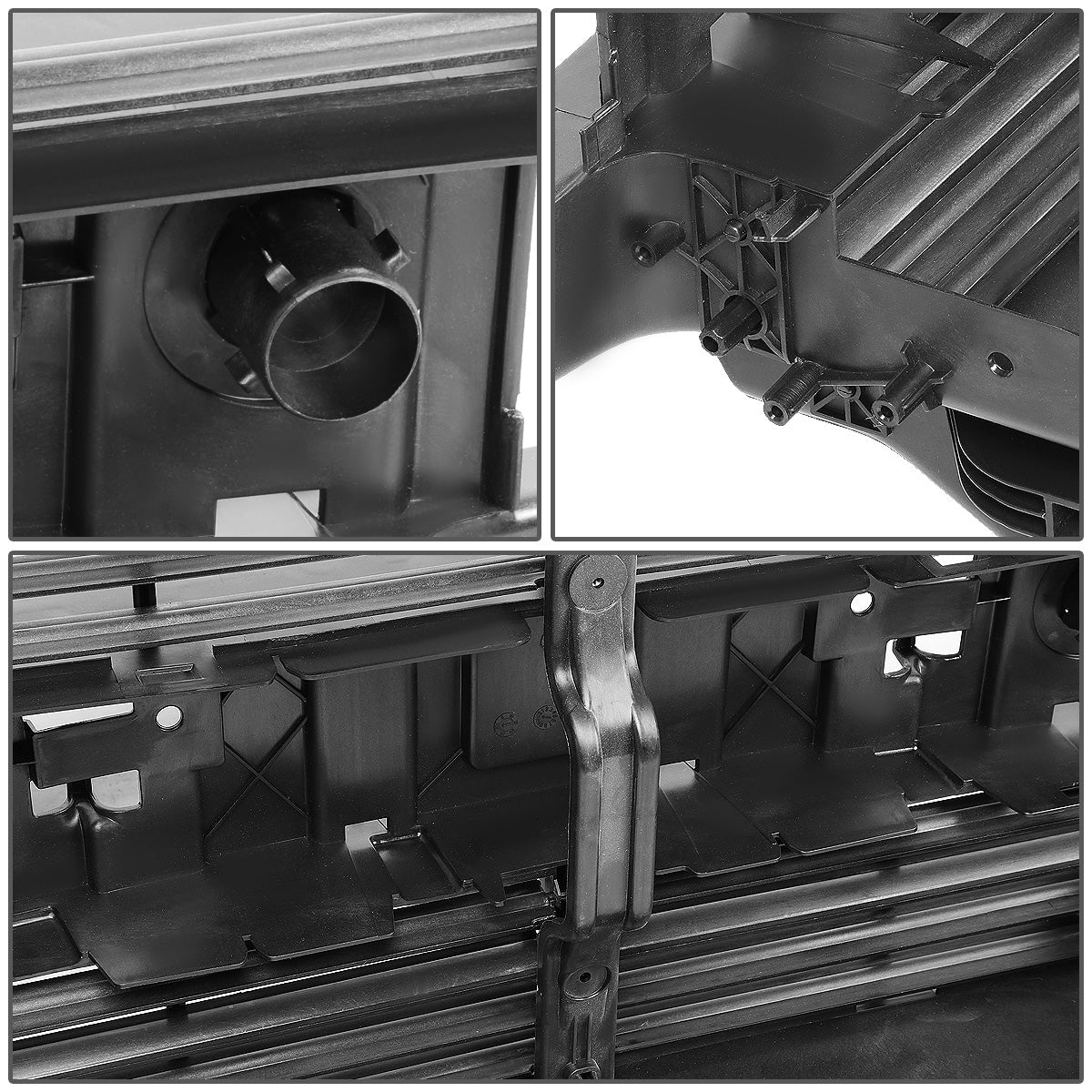 nan RADIATOR SHUTTER ASSEMBLY - 13-16 FORD ESCAPE - W/O ACTUATOR - BLACK