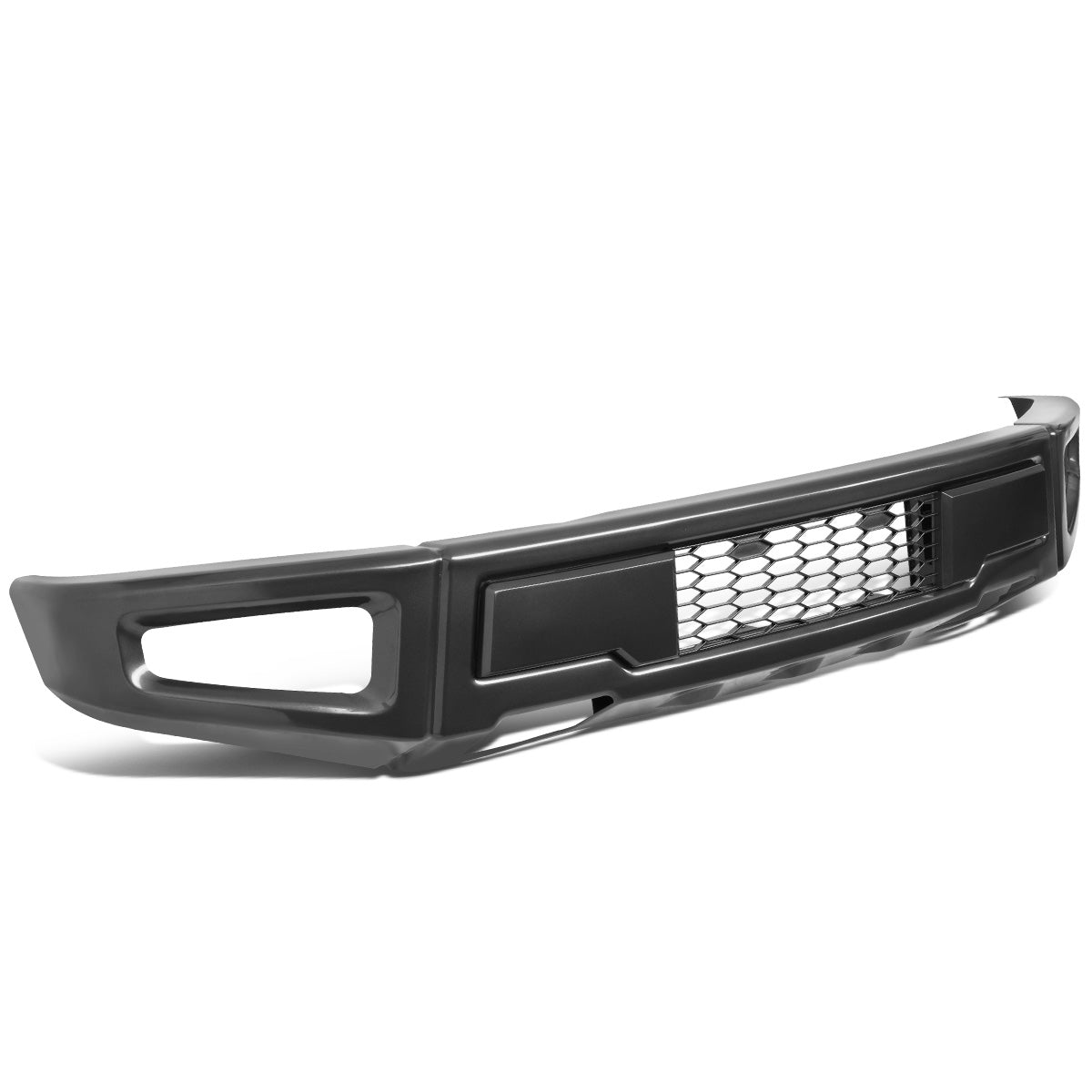 nan FRONT LOWER BUMPER - 15-18 FORD F-150 - RAPTOR STYLE W/ HONEYCOMB MESH GRILLE - BLACK
