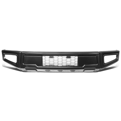 nan FRONT LOWER BUMPER - 15-18 FORD F-150 - RAPTOR STYLE W/ HONEYCOMB MESH GRILLE - BLACK