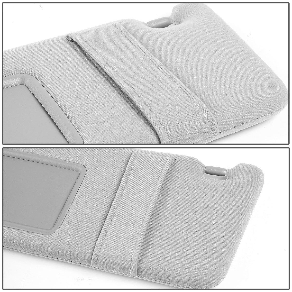 nan SUN VISOR - 07-11 TOYOTA CAMRY - DRIVER SIDE - GRAY