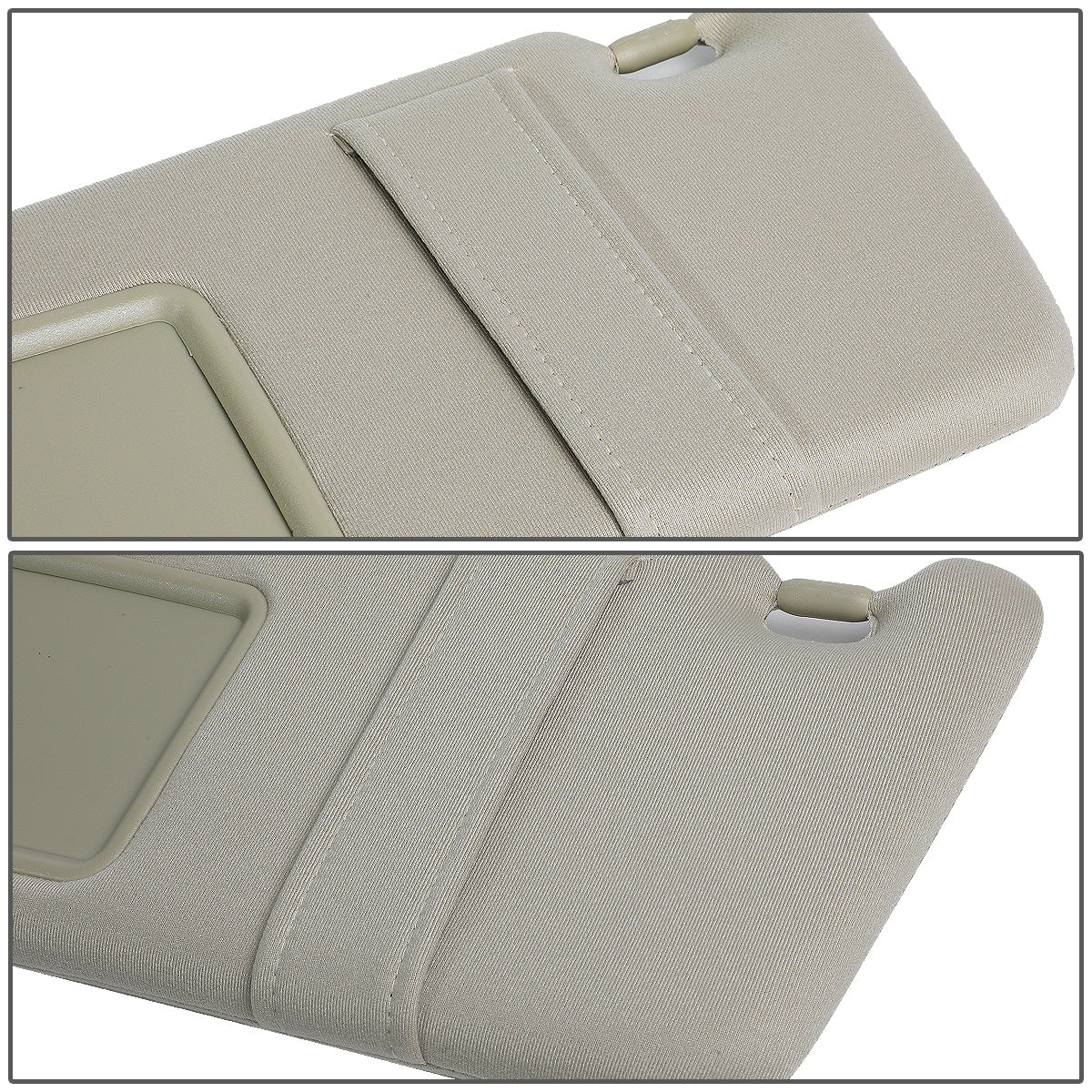 nan SUN VISOR - 07-11 TOYOTA CAMRY - DRIVER SIDE - BEIGE