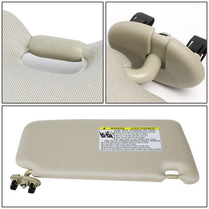 nan SUN VISOR - 07-11 TOYOTA CAMRY - DRIVER SIDE - BEIGE