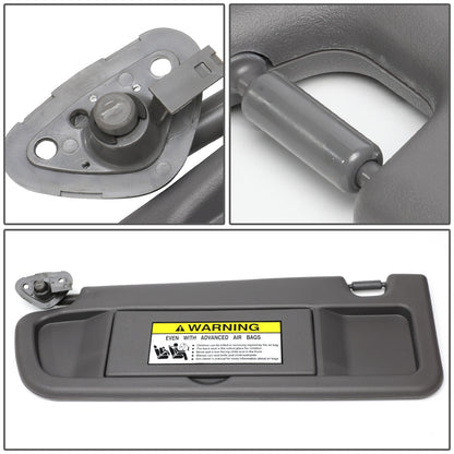 nan SUN VISOR - 06-11 HONDA CIVIC 2/4-DR - DRIVER SIDE - DARK GRAY