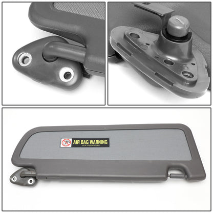 nan SUN VISOR - 06-11 HONDA CIVIC 2/4-DR - DRIVER SIDE - DARK GRAY