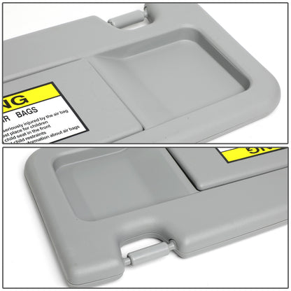 nan SUN VISOR - 06-11 HONDA CIVIC 2/4-DR - DRIVER SIDE - GRAY