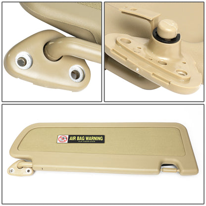 nan SUN VISOR - 06-11 HONDA CIVIC 2/4-DR - DRIVER SIDE - BEIGE