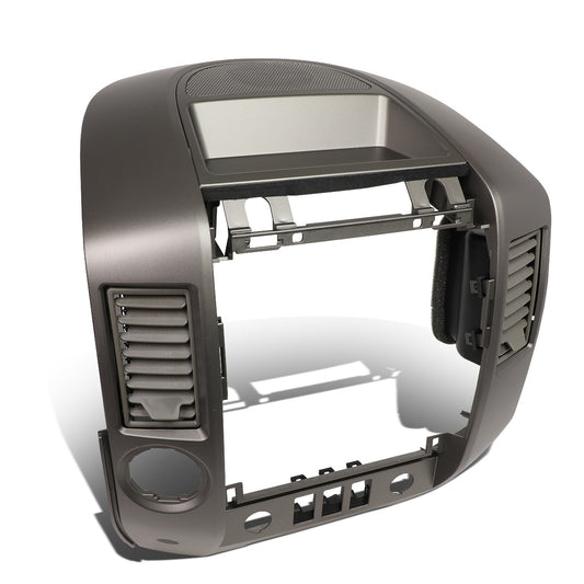 nan CENTER DASH BEZEL - 04-06 NISSAN TITAN / 05-06 NISSAN ARMADA / 2004 NISSAN PATHFINDER ARMADA - FITS MODELS WITHOUT NAVI - FITS MODELS WITH CENTER SPEAKER - GRAY