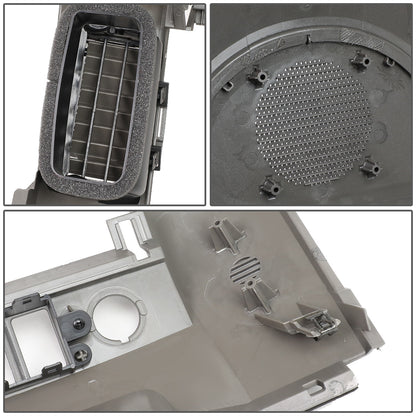 nan CENTER DASH BEZEL - 04-06 NISSAN TITAN / 05-06 NISSAN ARMADA / 2004 NISSAN PATHFINDER ARMADA - FITS MODELS WITHOUT NAVI - FITS MODELS WITH CENTER SPEAKER - GRAY