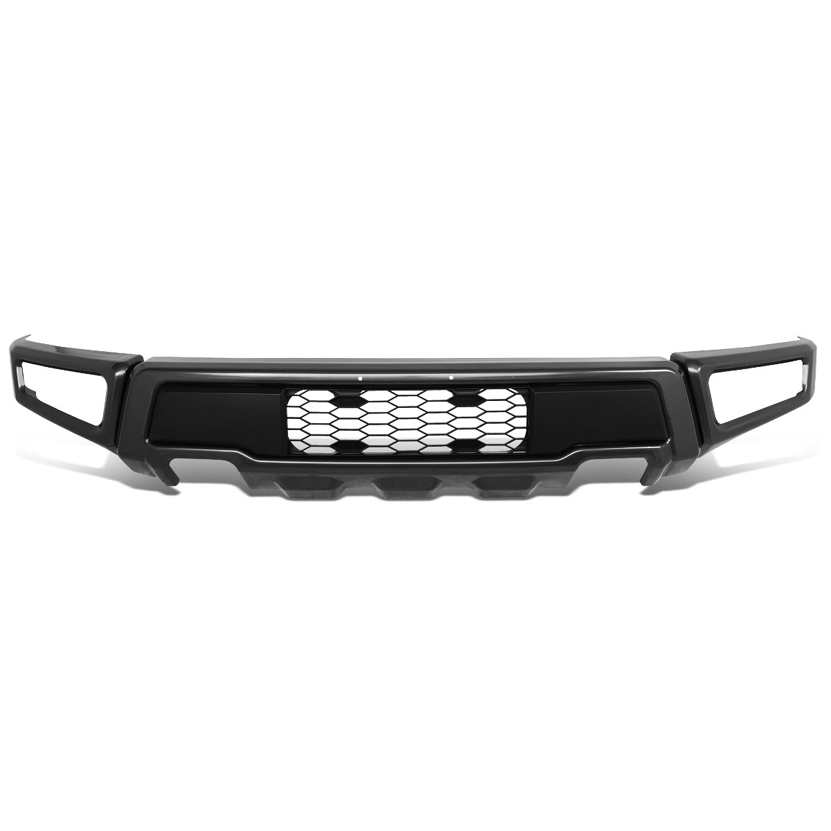 nan FRONT BUMPER - 15-18 FORD F-150 - RAPTOR STYLE - 3-PIECE DESIGN - HONEYCOMB MESH - BLACK