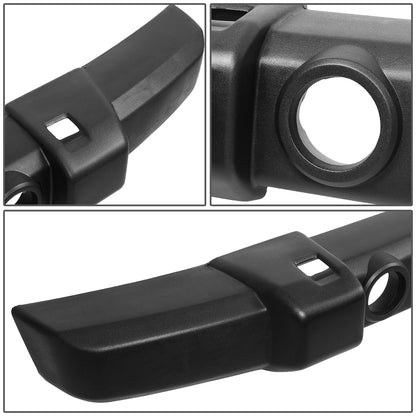 nan FRONT BUMPER COVER - 07-17 JEEP WRANGLER / 2018 WRANGLER JK - FITS MODELS W/ STANDARD DUTY BUMPER COVER, FOG LIGHTS AND TOW HOOK - TEXTURED - BLACK