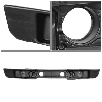 nan FRONT BUMPER COVER - 07-17 JEEP WRANGLER / 2018 WRANGLER JK - FITS MODELS W/ STANDARD DUTY BUMPER COVER, FOG LIGHTS AND TOW HOOK - TEXTURED - BLACK