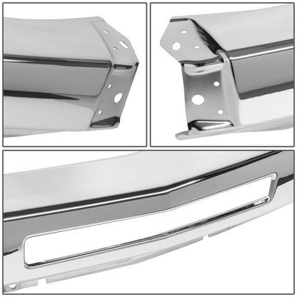 nan BUMPER IMPACT BAR - 09-13 CHEVY SILVERADO 1500 / 07-10 CHEVY SILVERADO 2500HD, 3500HD - FITS MODELS WITH CENTER INTAKE HOLE IN BUMPER - CHROME