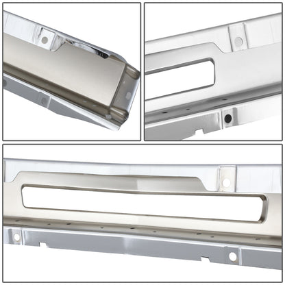 nan BUMPER IMPACT BAR - 09-13 CHEVY SILVERADO 1500 / 07-10 CHEVY SILVERADO 2500HD, 3500HD - FITS MODELS WITH CENTER INTAKE HOLE IN BUMPER - CHROME