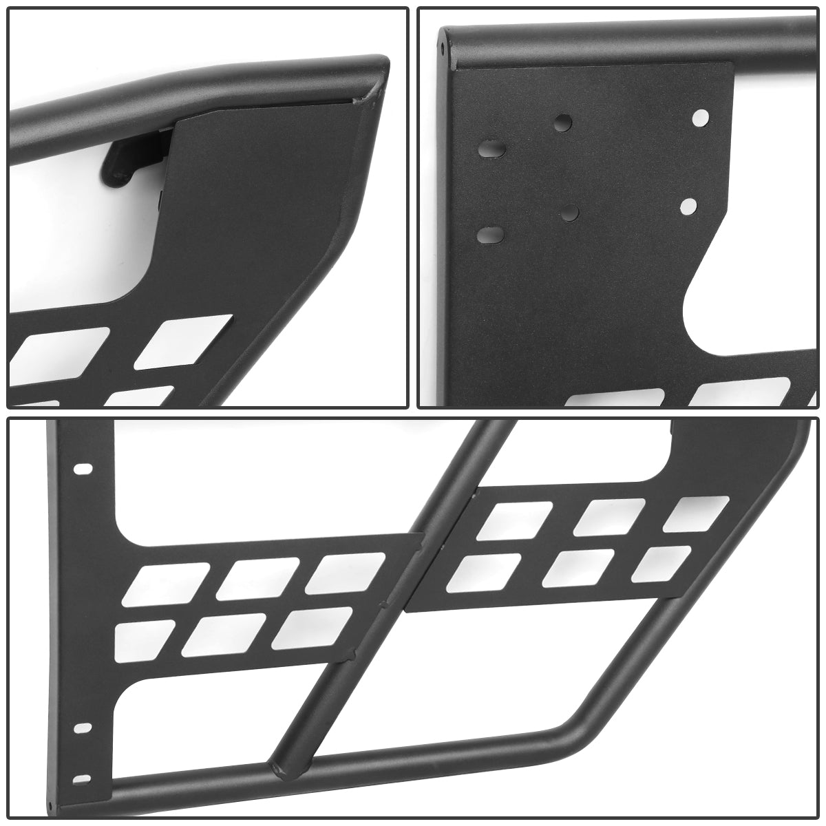 nan TUBULAR SAFARI DOORS SET - 07-17 JEEP WRANGLER UNLIMITED 4-DR / 2018 JEEP WRANGLER JK UNLIMITED 4-DR - TEXTURED - BLACK