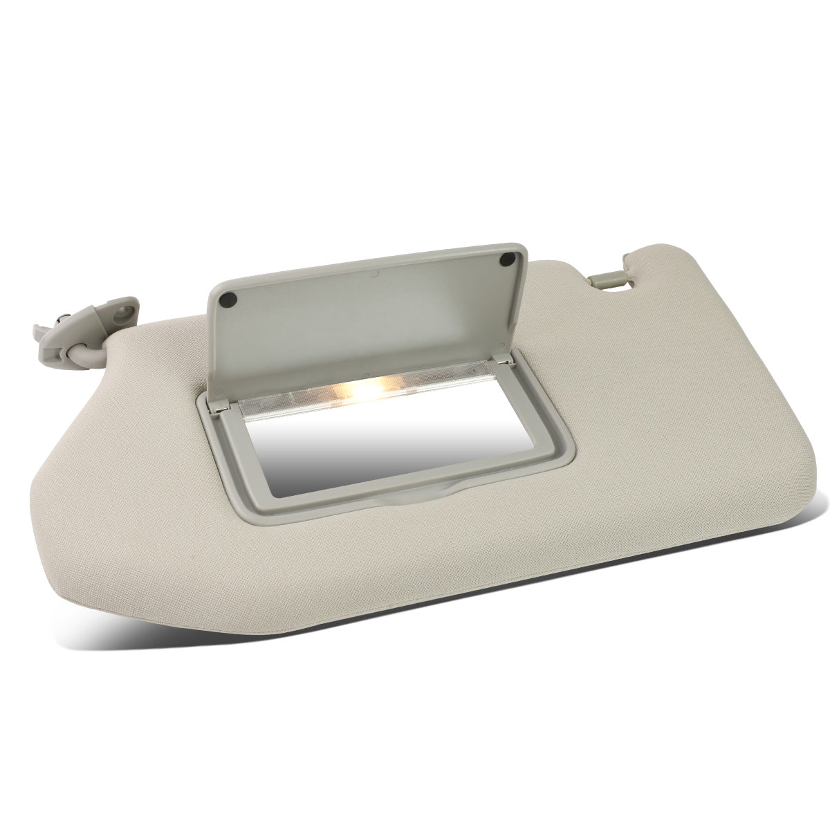nan SUN VISOR - 13-19 NISSAN PATHFINDER / 2013 INFINITI JX35 / 14-19 INFINITI QX60 - FITS ILLUMINATED MODELS - W/ VANITY LIGHT - DRIVER SIDE - GRAY
