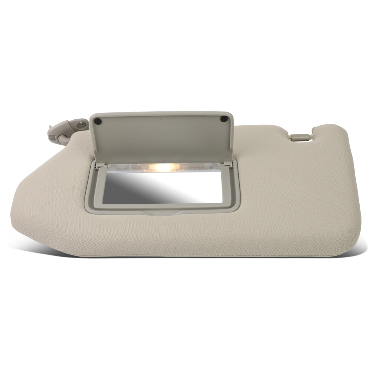 nan SUN VISOR - 13-19 NISSAN PATHFINDER / 2013 INFINITI JX35 / 14-19 INFINITI QX60 - FITS ILLUMINATED MODELS - W/ VANITY LIGHT - DRIVER SIDE - GRAY