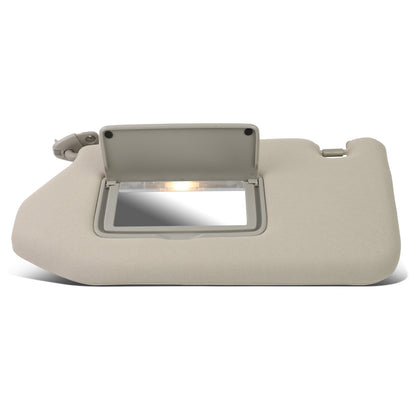 nan SUN VISOR - 13-19 NISSAN PATHFINDER / 2013 INFINITI JX35 / 14-19 INFINITI QX60 - FITS ILLUMINATED MODELS - W/ VANITY LIGHT - DRIVER SIDE - GRAY