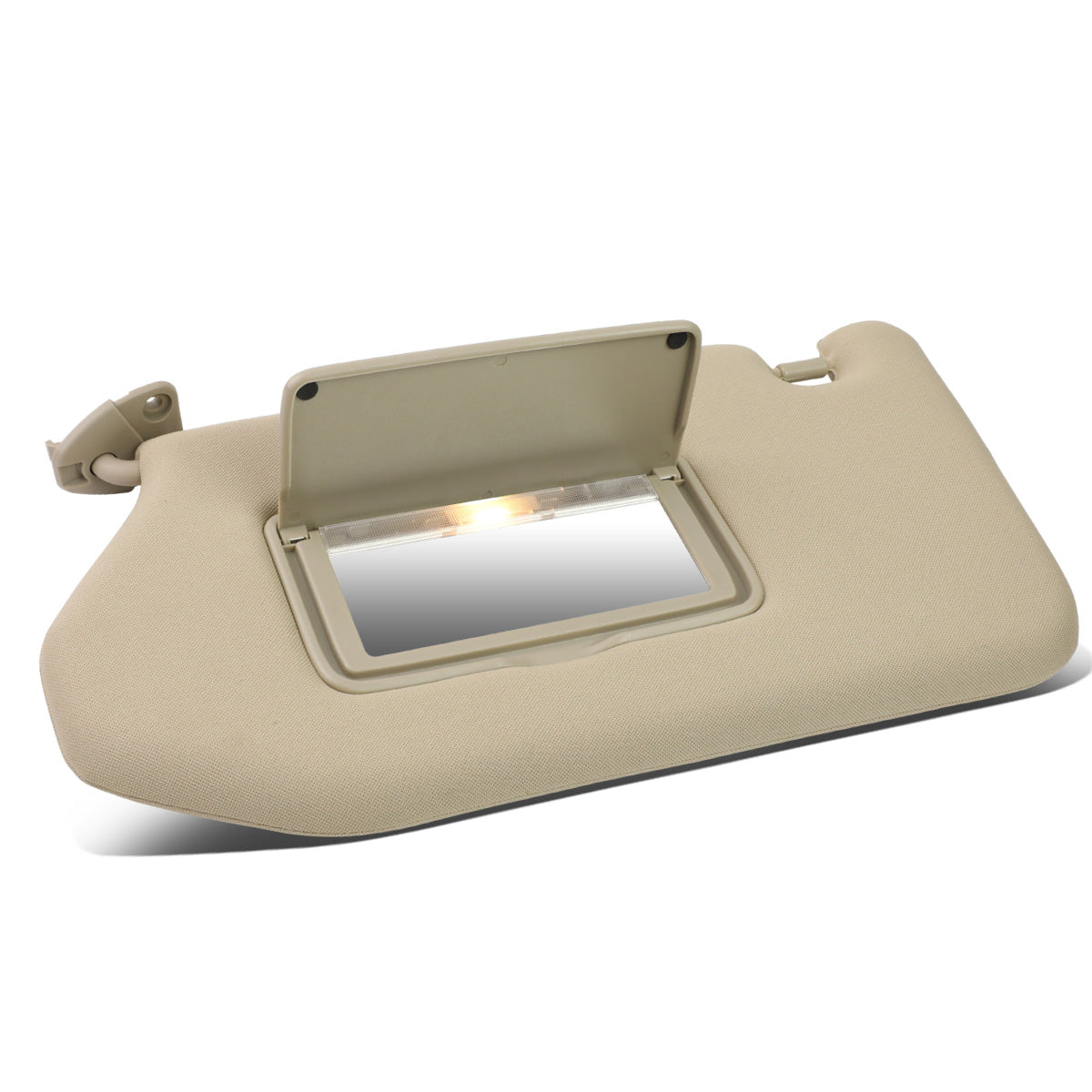 nan SUN VISOR - 13-19 NISSAN PATHFINDER / 2013 INFINITI JX35 / 14-19 INFINITI QX60 - FITS ILLUMINATED MODELS - W/ VANITY LIGHT - DRIVER SIDE - BEIGE