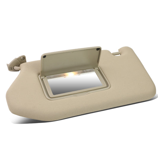 nan SUN VISOR - 13-19 NISSAN PATHFINDER / 2013 INFINITI JX35 / 14-19 INFINITI QX60 - FITS ILLUMINATED MODELS - W/ VANITY LIGHT - DRIVER SIDE - BEIGE