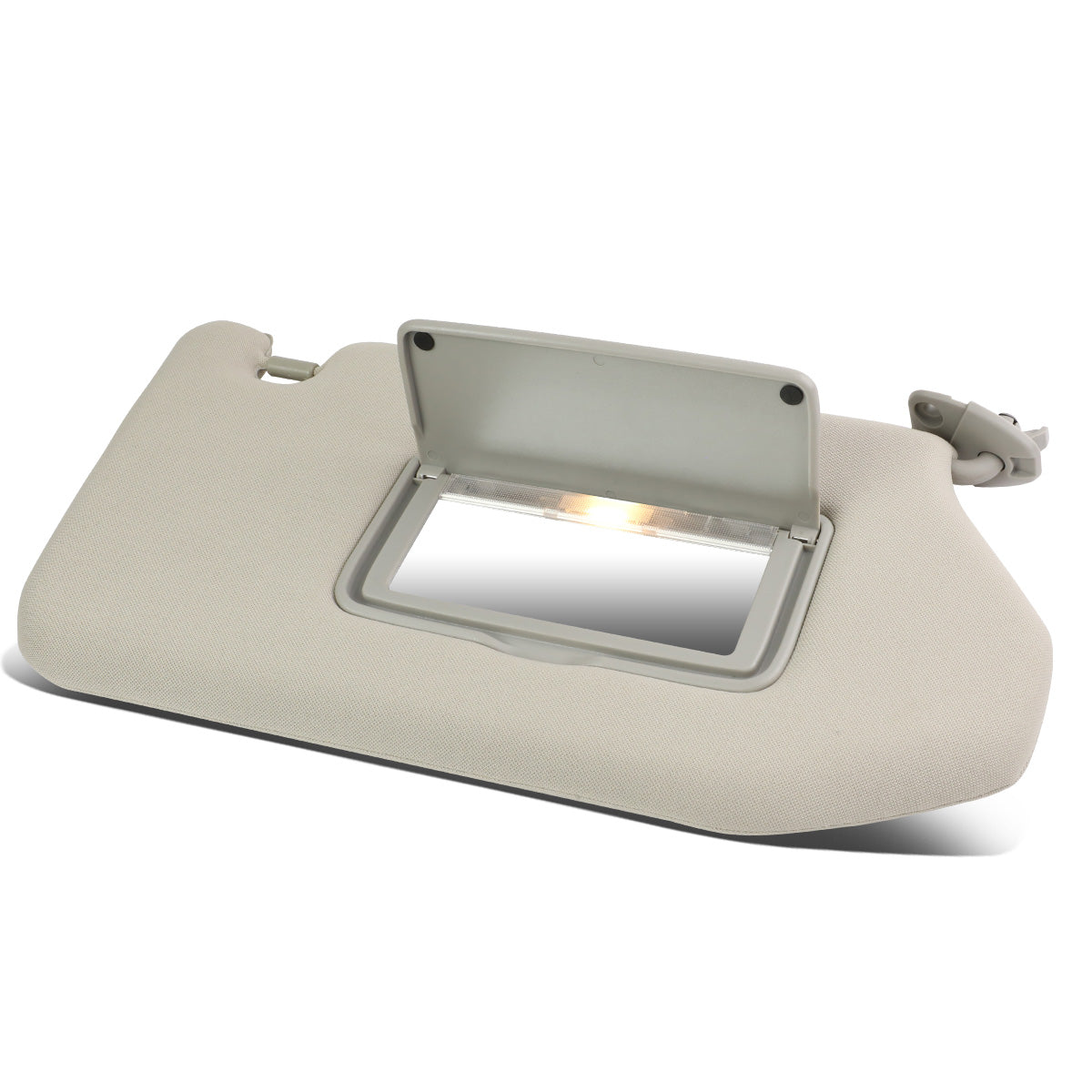 nan SUN VISOR - 13-19 NISSAN PATHFINDER / 2013 INFINITI JX35 / 14-19 INFINITI QX60 - FITS ILLUMINATED MODELS - W/ VANITY LIGHT - PASSENGER SIDE - GRAY