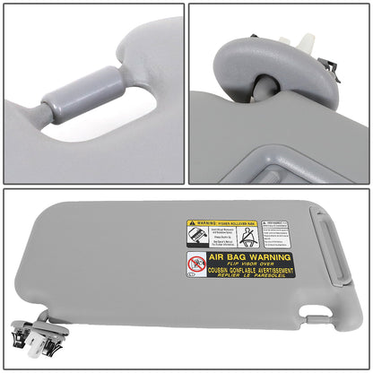 nan SUN VISOR - 06-12 TOYOTA RAV4 - FITS ILLUMINATED MODELS - PASSENGER SIDE - GRAY