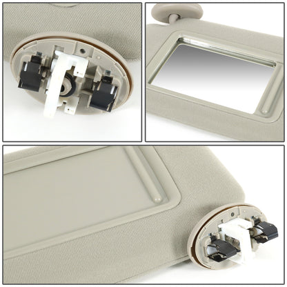 nan SUN VISOR - 07-11 TOYOTA CAMRY - FITS ILLUMINATED MODELS - DRIVER SIDE - BEIGE