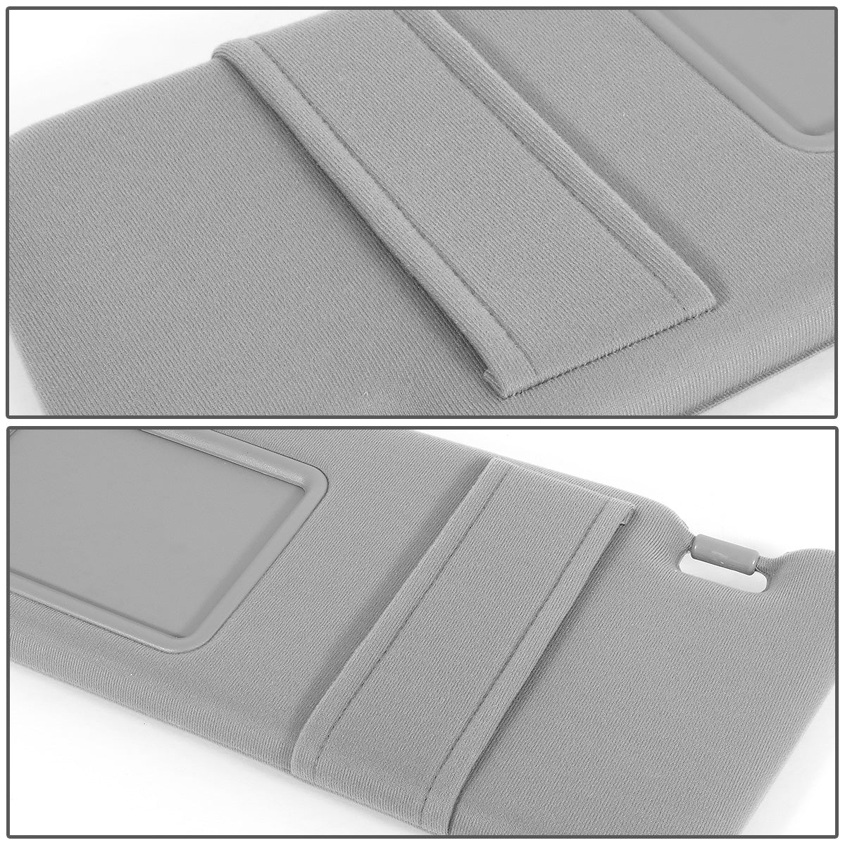 nan SUN VISOR - 09-16 TOYOTA VENZA - FITS ILLUMINATED MODELS - DRIVER SIDE - GRAY