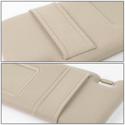 nan SUN VISOR - 09-16 TOYOTA VENZA - FITS ILLUMINATED MODELS - DRIVER SIDE - BEIGE