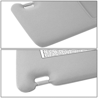 nan SUN VISOR - 09-16 TOYOTA VENZA - FITS ILLUMINATED MODELS - PASSENGER SIDE - GRAY