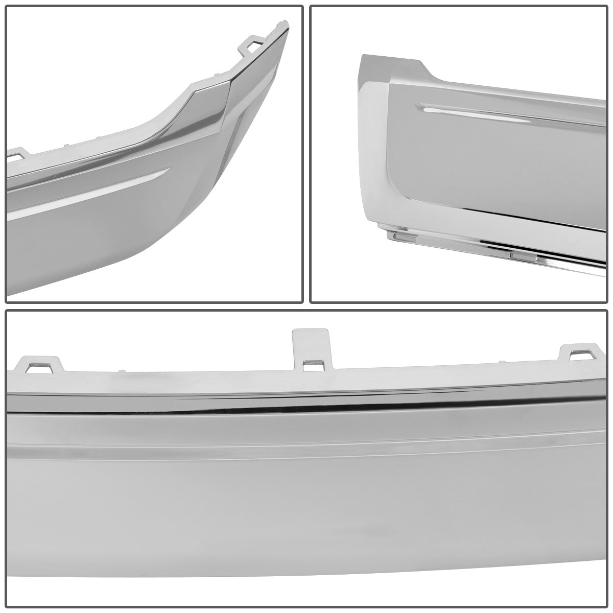 nan FRONT LOWER BUMPER GRILLE - 11-14 FORD EDGE - CHROME