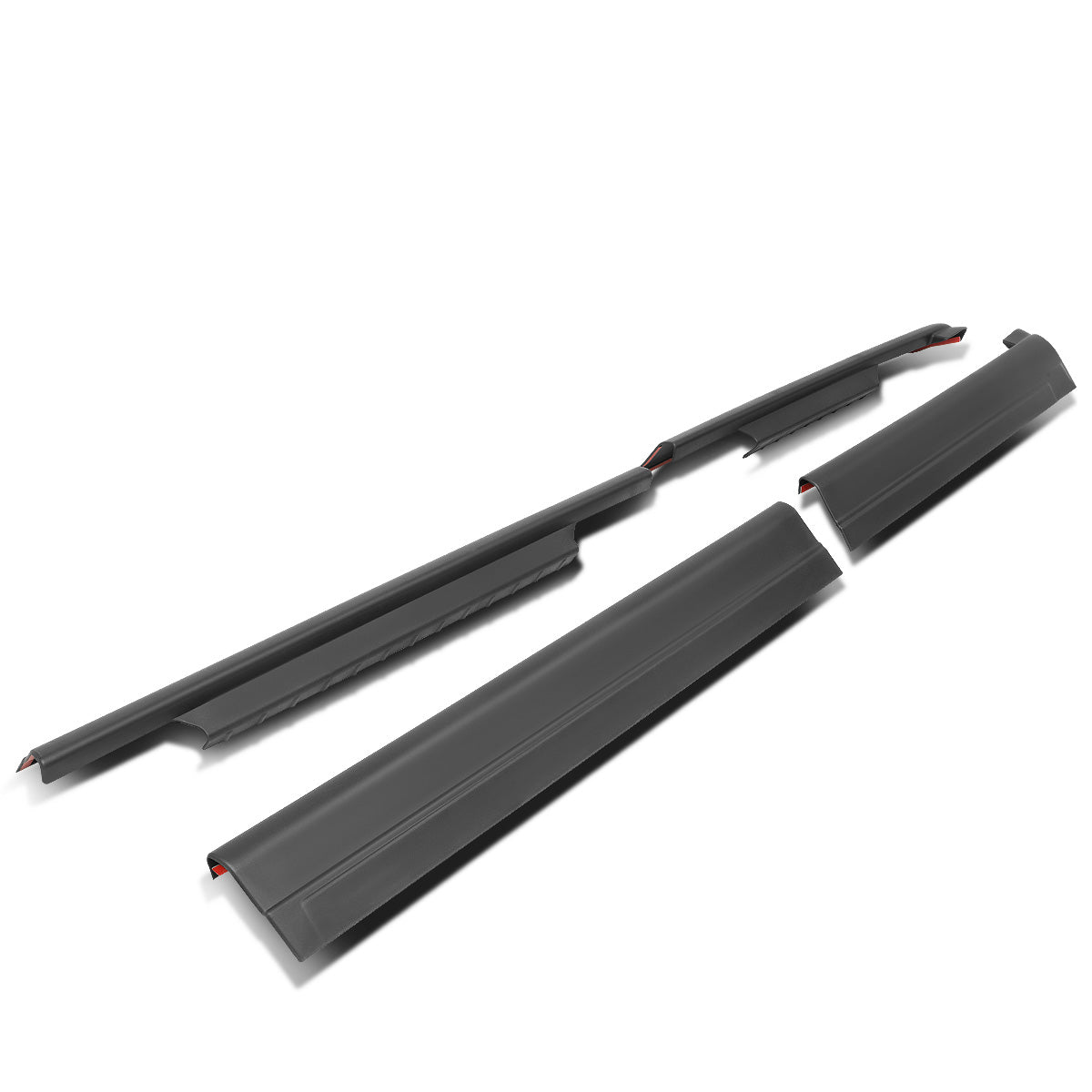 nan ROCKER PANEL / SILL PLATE - 4PCS - 99-06 CHEVY SILVERADO 1500, GMC SIERRA 1500 / 99-04 CHEVY SILVERADO 2500, GMC SIERRA 2500 / 01-06 CHEVY SILVERADO 2500HD, 3500, GMC SIERRA 2500HD, 3500 - FITS CREW CAB MODELS - BLACK