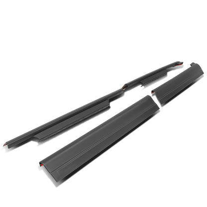 nan ROCKER PANEL / SILL PLATE - 4PCS - 99-06 CHEVY SILVERADO 1500, GMC SIERRA 1500 / 99-04 CHEVY SILVERADO 2500, GMC SIERRA 2500 / 01-06 CHEVY SILVERADO 2500HD, 3500, GMC SIERRA 2500HD, 3500 - FITS CREW CAB MODELS - BLACK