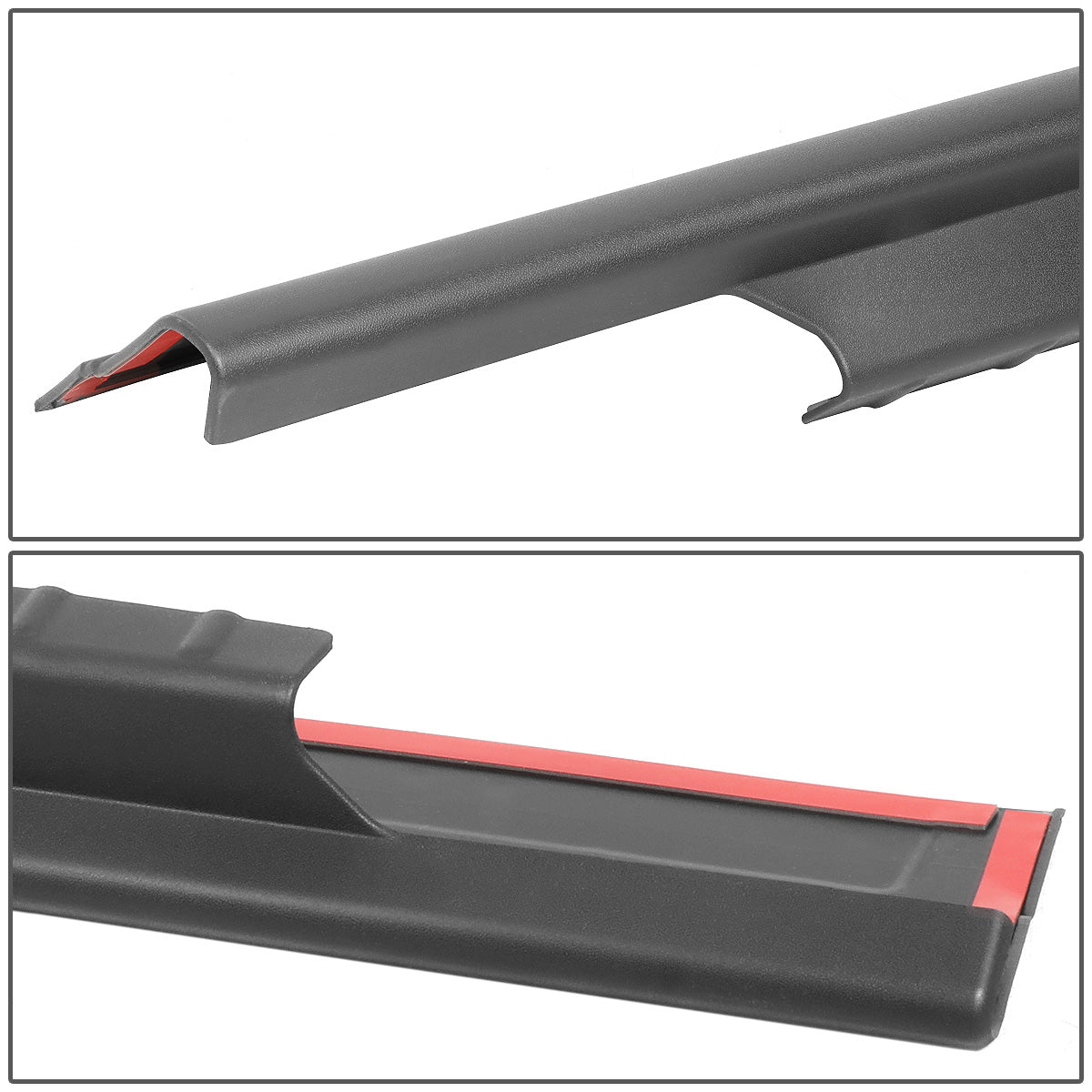 nan ROCKER PANEL / SILL PLATE - 4PCS - 99-06 CHEVY SILVERADO 1500, GMC SIERRA 1500 / 99-04 CHEVY SILVERADO 2500, GMC SIERRA 2500 / 01-06 CHEVY SILVERADO 2500HD, 3500, GMC SIERRA 2500HD, 3500 - FITS CREW CAB MODELS - BLACK