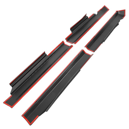 nan ROCKER PANEL / SILL PLATE - 4PCS - 09-10 DODGE RAM 1500, 2500, 3500 / 11-18 DODGE RAM 1500 / 10-20 DODGE RAM 2500 / 11-20 DODGE RAM 3500 / 2019 DODGE RAM 1500 CLASSIC - FITS CREW CAB MODELS - BLACK