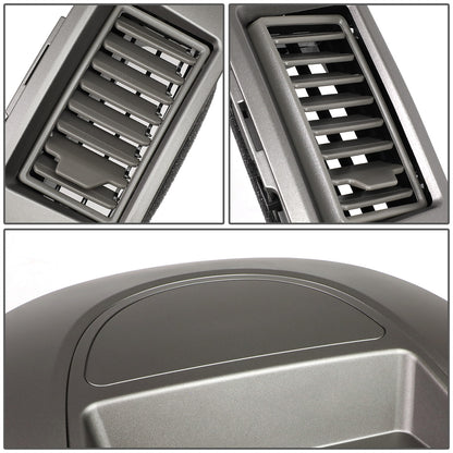 nan A/C CENTER CONSOLE BEZEL - 04-06 NISSAN TITAN SE, XE / 05-06 NISSAN ARMADA SE - FITS MODELS BUILT FROM OCTOBER 2003 THRU AUGUST 2006 - W/O CENTER SPEAKER - GRAY