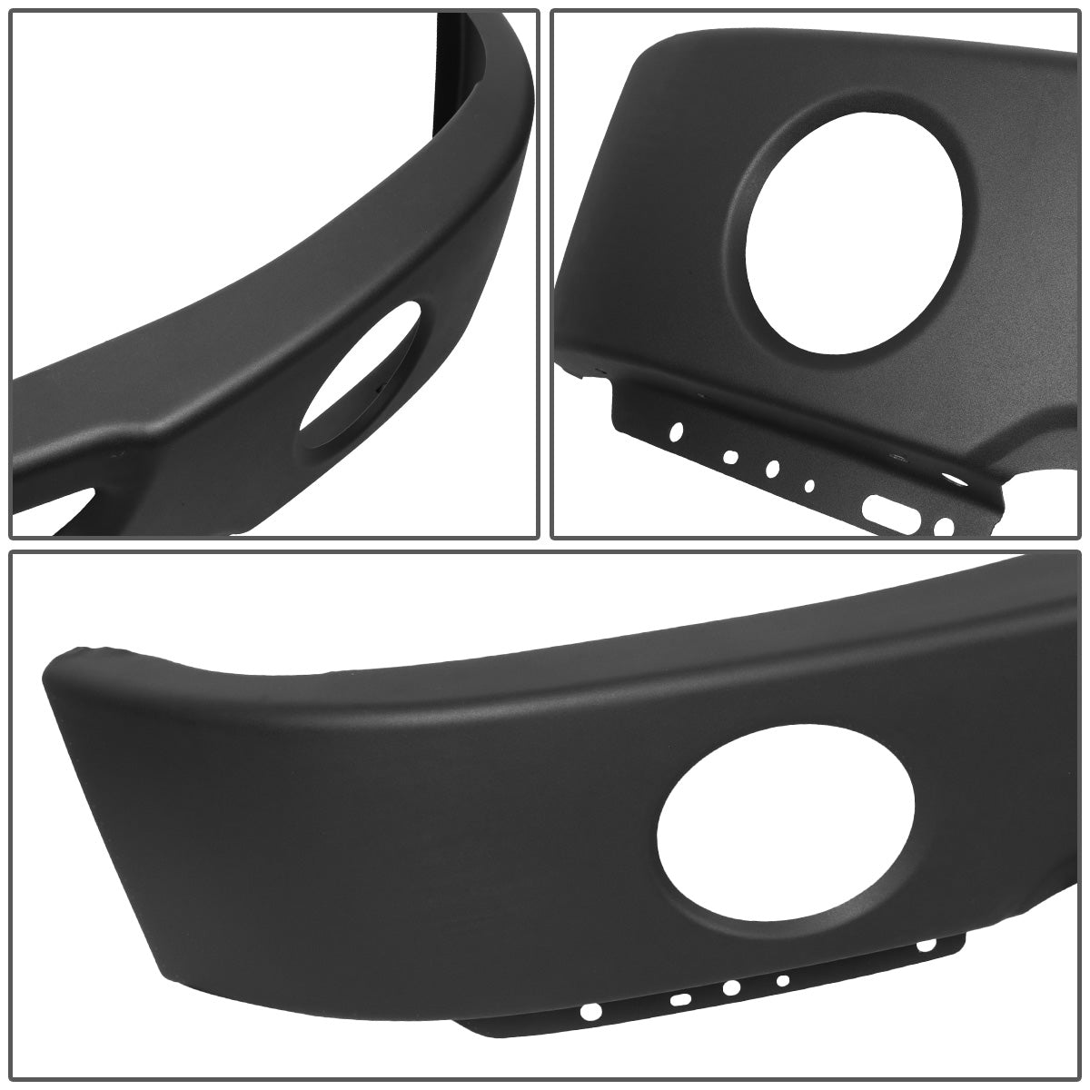nan FRONT BUMPER COVER - 06-08 FORD F-150 / 07-08 LINCOLN MARK LT - FITS MODELS WITH FOG LIGHTS - BLACK