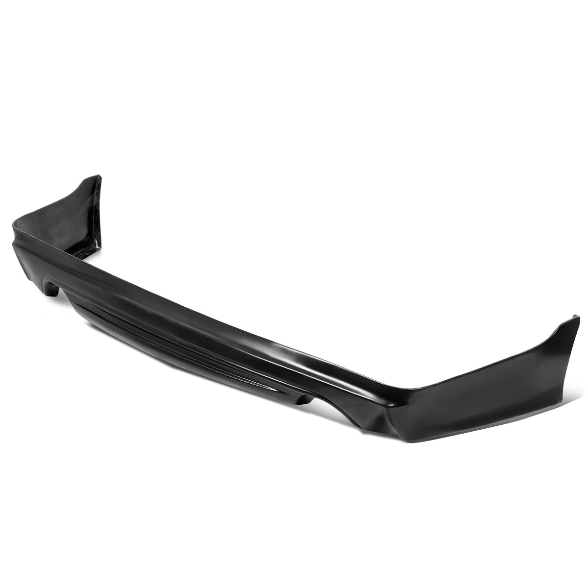 nan REAR BUMPER LIP - 09-14 ACURA TSX - MUGEN STYLE - POLYURETHANE - PAINTABLE - MATTE BLACK