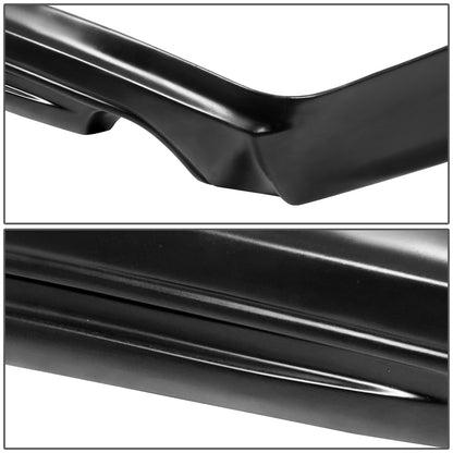 nan REAR BUMPER LIP - 09-14 ACURA TSX - MUGEN STYLE - POLYURETHANE - PAINTABLE - MATTE BLACK