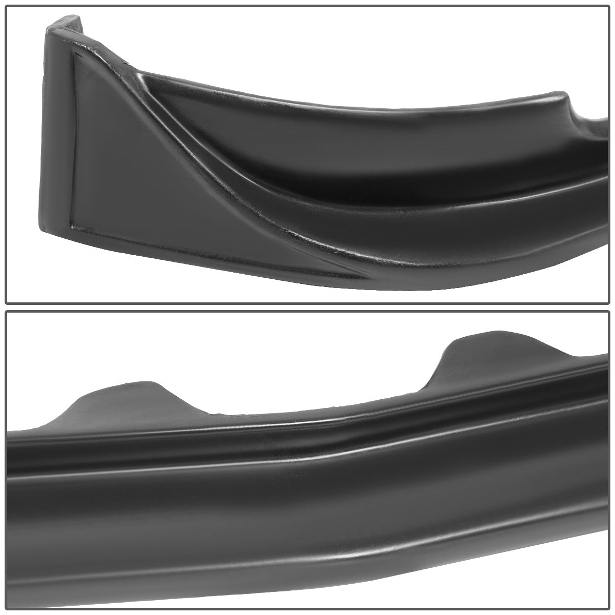 nan FRONT BUMPER LIP - 02-04 ACURA TSX - C-WEST STYLE - POLYURETHANE - PAINTABLE - MATTE BLACK