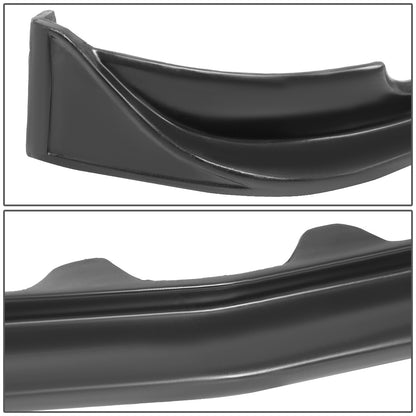 nan FRONT BUMPER LIP - 02-04 ACURA TSX - C-WEST STYLE - POLYURETHANE - PAINTABLE - MATTE BLACK
