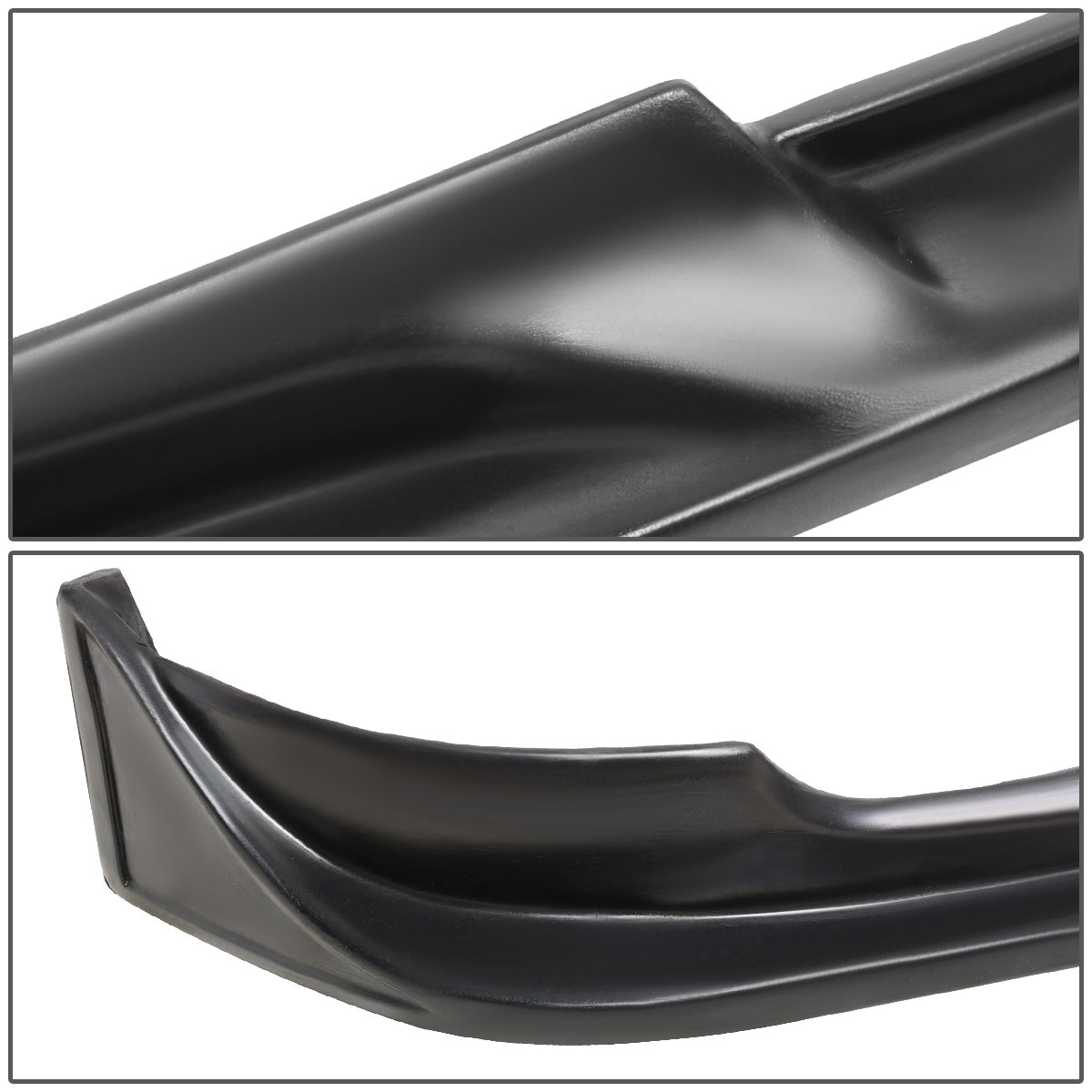 nan FRONT BUMPER LIP - 02-04 ACURA TSX - C-WEST STYLE - POLYURETHANE - PAINTABLE - MATTE BLACK