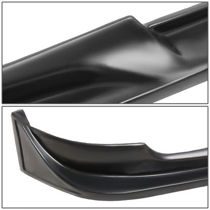 nan FRONT BUMPER LIP - 02-04 ACURA TSX - C-WEST STYLE - POLYURETHANE - PAINTABLE - MATTE BLACK