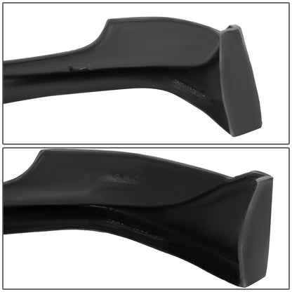 nan FRONT BUMPER LIP - 02-04 ACURA TSX - C-WEST STYLE - POLYURETHANE - PAINTABLE - MATTE BLACK