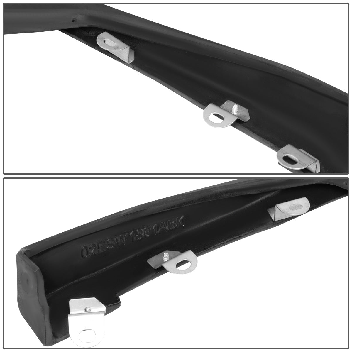 nan FRONT BUMPER LIP SPLITTER - 15-17 SUBARU WRX, WRX STI SEDAN - V-LIMITED STYLE - BLACK