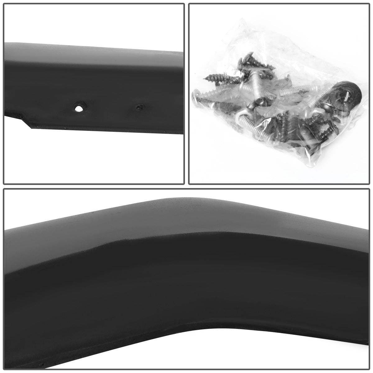 nan FRONT BUMPER LIP SPLITTER - 15-17 SUBARU WRX, WRX STI SEDAN - V-LIMITED STYLE - BLACK