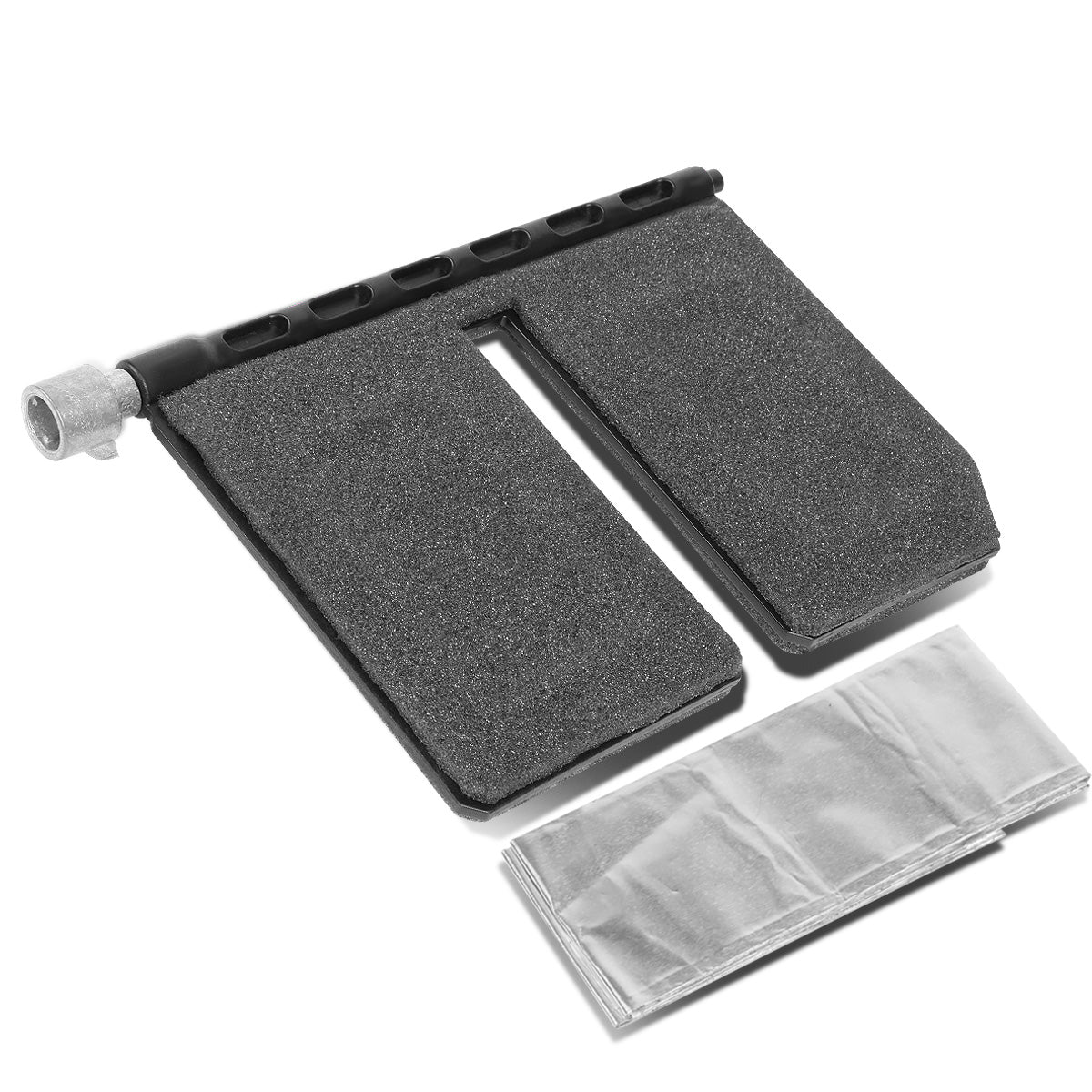 nan A/C RECIRCULATION HEATER BLEND DOOR - 02-06 DODGE RAM 1500 / 03-06 DODGE RAM 2500, 3500 - REQUIRES CUTTIG INTO HEATER BOX TO INSTALL / REPAIRS UPPER SECTION - BLACK