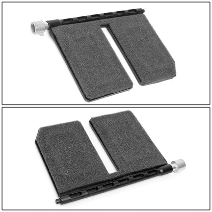 nan A/C RECIRCULATION HEATER BLEND DOOR - 02-06 DODGE RAM 1500 / 03-06 DODGE RAM 2500, 3500 - REQUIRES CUTTIG INTO HEATER BOX TO INSTALL / REPAIRS UPPER SECTION - BLACK