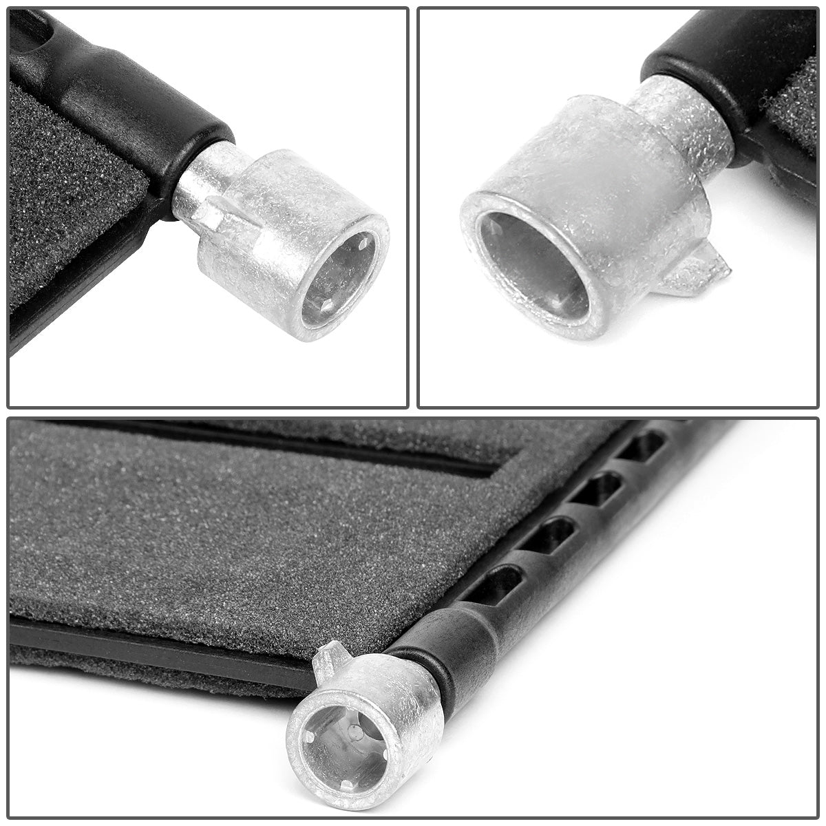 nan A/C RECIRCULATION HEATER BLEND DOOR - 02-06 DODGE RAM 1500 / 03-06 DODGE RAM 2500, 3500 - REQUIRES CUTTIG INTO HEATER BOX TO INSTALL / REPAIRS UPPER SECTION - BLACK