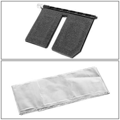 nan A/C RECIRCULATION HEATER BLEND DOOR - 02-06 DODGE RAM 1500 / 03-06 DODGE RAM 2500, 3500 - REQUIRES CUTTIG INTO HEATER BOX TO INSTALL / REPAIRS UPPER SECTION - BLACK